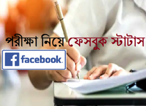 পরীক্ষা নিয়ে ফেসবুক স্ট্যাটাস
