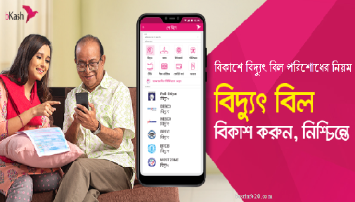 বিকাশে বিদ্যুৎ বিল পরিশোধের নিয়ম