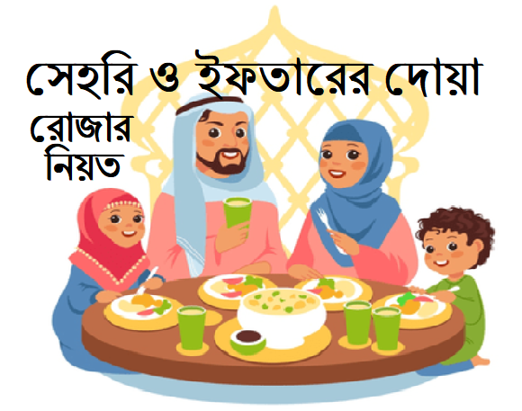 সেহরি ও ইফতারের দোয়া-রোজার নিয়ত