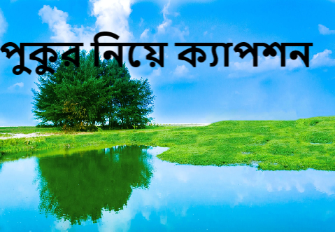পুকুর নিয়ে ক্যাপশন