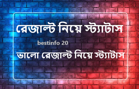 রেজাল্ট নিয়ে স্ট্যাটাস