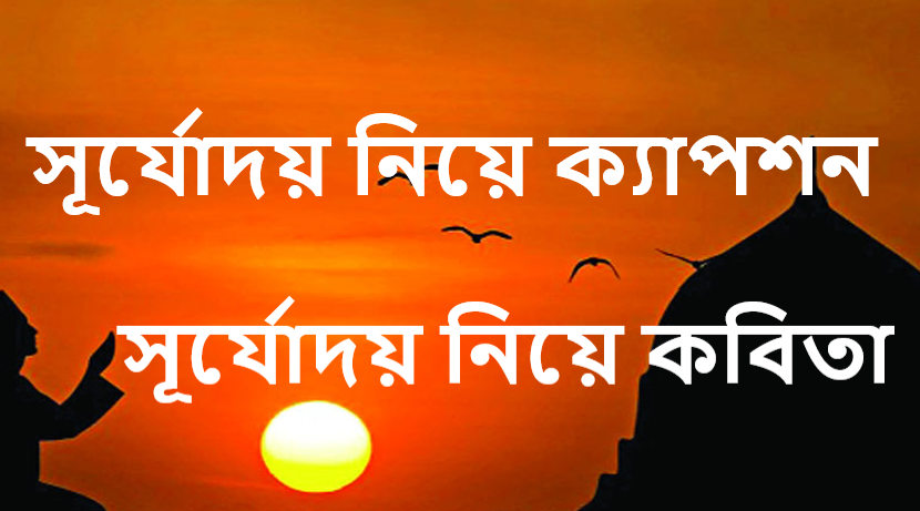 সূর্যোদয় নিয়ে কবিতা