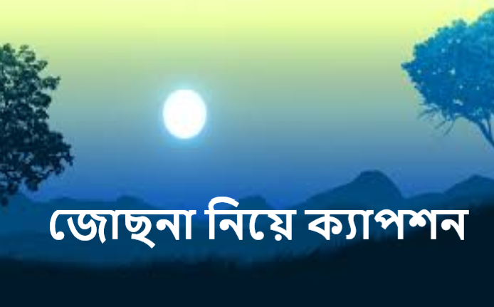 জোছনা নিয়ে ক্যাপশন