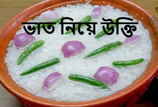 ভাত নিয়ে উক্তি