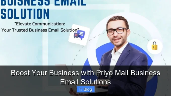 Boost Your Business with Priyo Mail Business Email Solutions