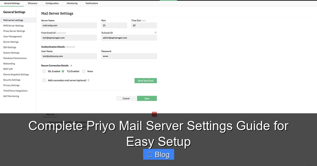 Complete Priyo Mail Server Settings Guide for Easy Setup