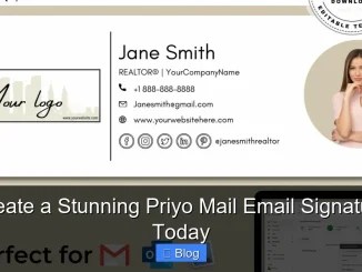 Create a Stunning Priyo Mail Email Signature Today