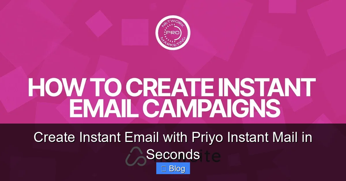 Create Instant Email with Priyo Instant Mail in Seconds