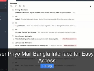 Discover Priyo Mail Bangla Interface for Easy Email Access