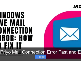 Fix Priyo Mail Connection Error Fast and Easy