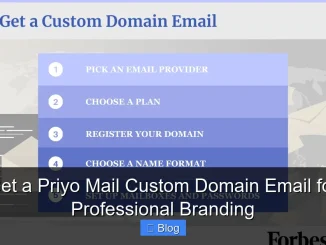 Get a Priyo Mail Custom Domain Email for Professional Branding