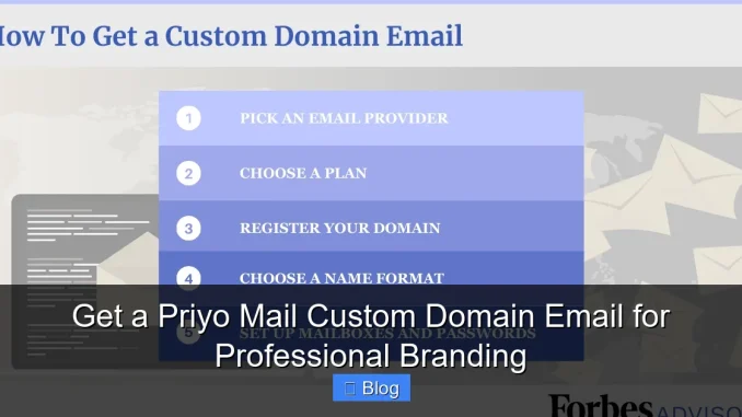 Get a Priyo Mail Custom Domain Email for Professional Branding