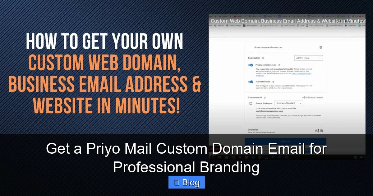 Get a Priyo Mail Custom Domain Email for Professional Branding