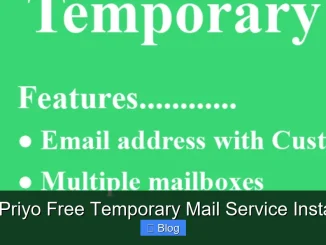 Get Priyo Free Temporary Mail Service Instantly