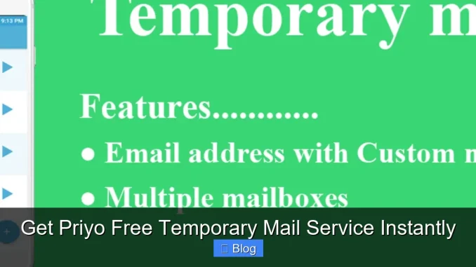 Get Priyo Free Temporary Mail Service Instantly