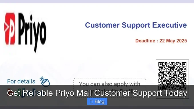 Get Reliable Priyo Mail Customer Support Today