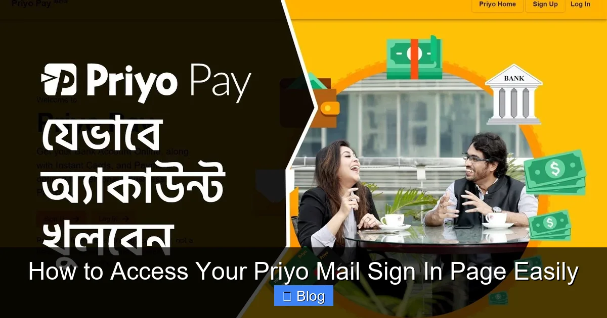 How to Access Your Priyo Mail Sign In Page Easily