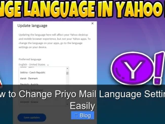 How to Change Priyo Mail Language Settings Easily