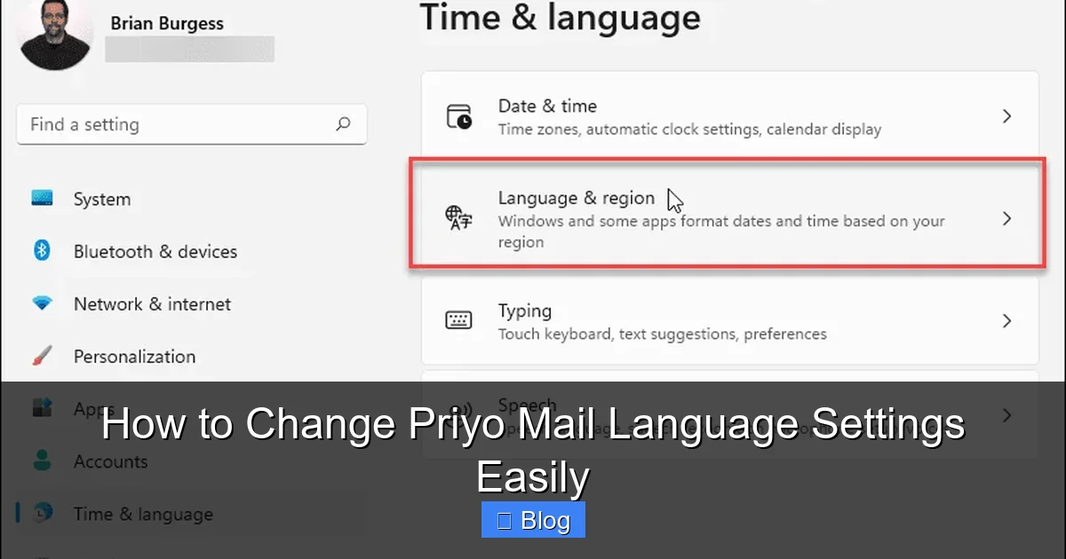 How to Change Priyo Mail Language Settings Easily