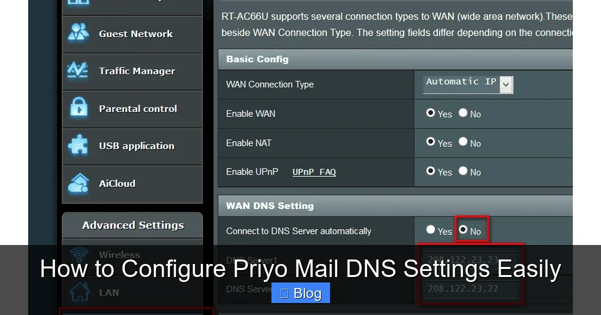 How to Configure Priyo Mail DNS Settings Easily