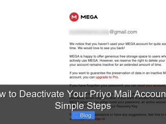 How to Deactivate Your Priyo Mail Account in Simple Steps