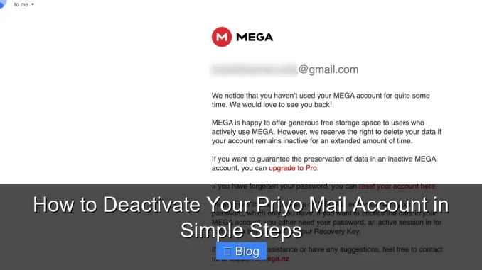 How to Deactivate Your Priyo Mail Account in Simple Steps