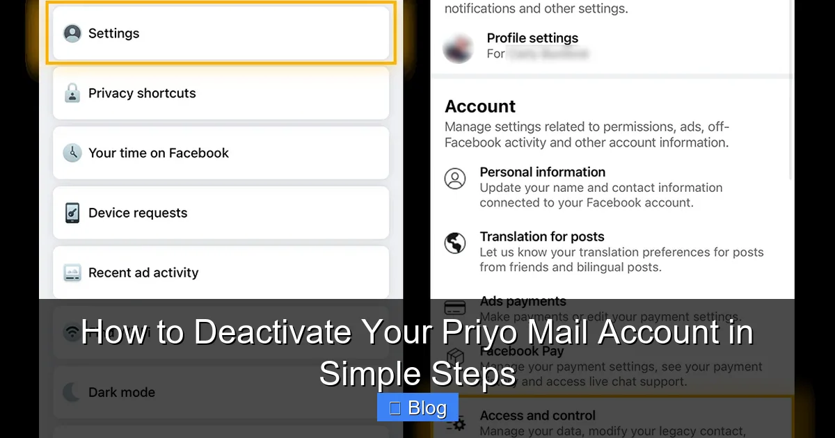 How to Deactivate Your Priyo Mail Account in Simple Steps