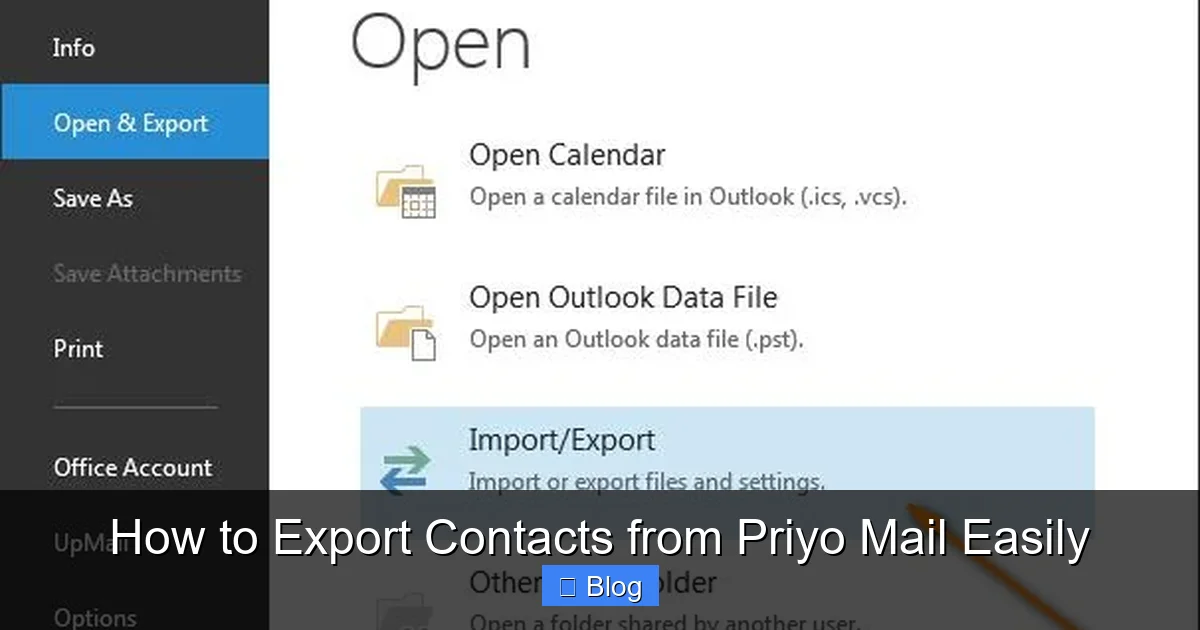 How to Export Contacts from Priyo Mail Easily