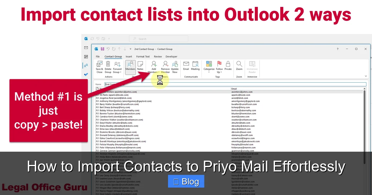 How to Import Contacts to Priyo Mail Effortlessly