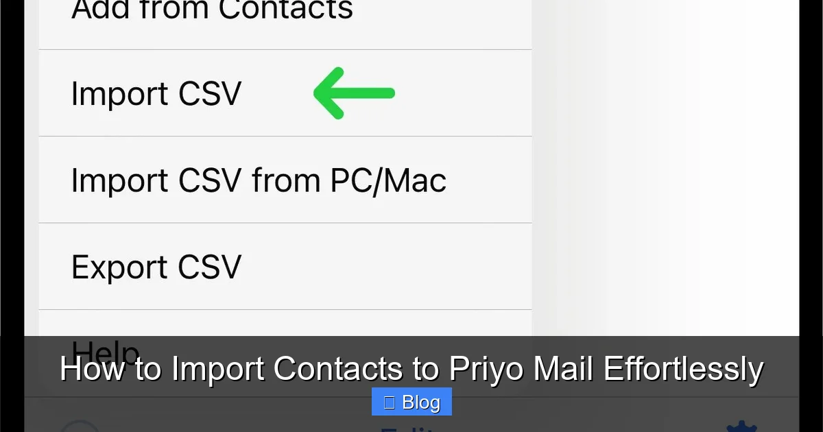 How to Import Contacts to Priyo Mail Effortlessly