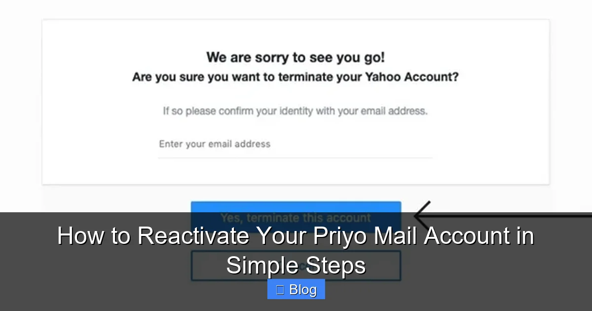 How to Reactivate Your Priyo Mail Account in Simple Steps