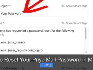 How to Reset Your Priyo Mail Password in Minutes