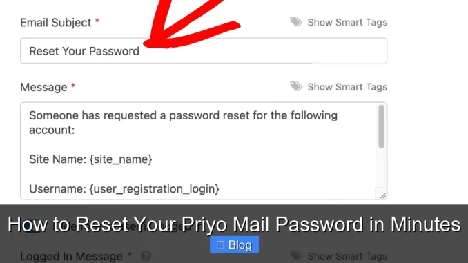 How to Reset Your Priyo Mail Password in Minutes