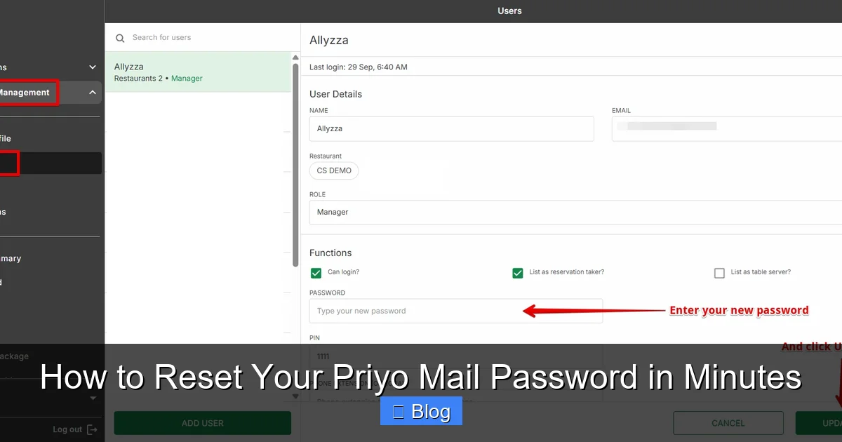 How to Reset Your Priyo Mail Password in Minutes