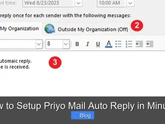 How to Setup Priyo Mail Auto Reply in Minutes