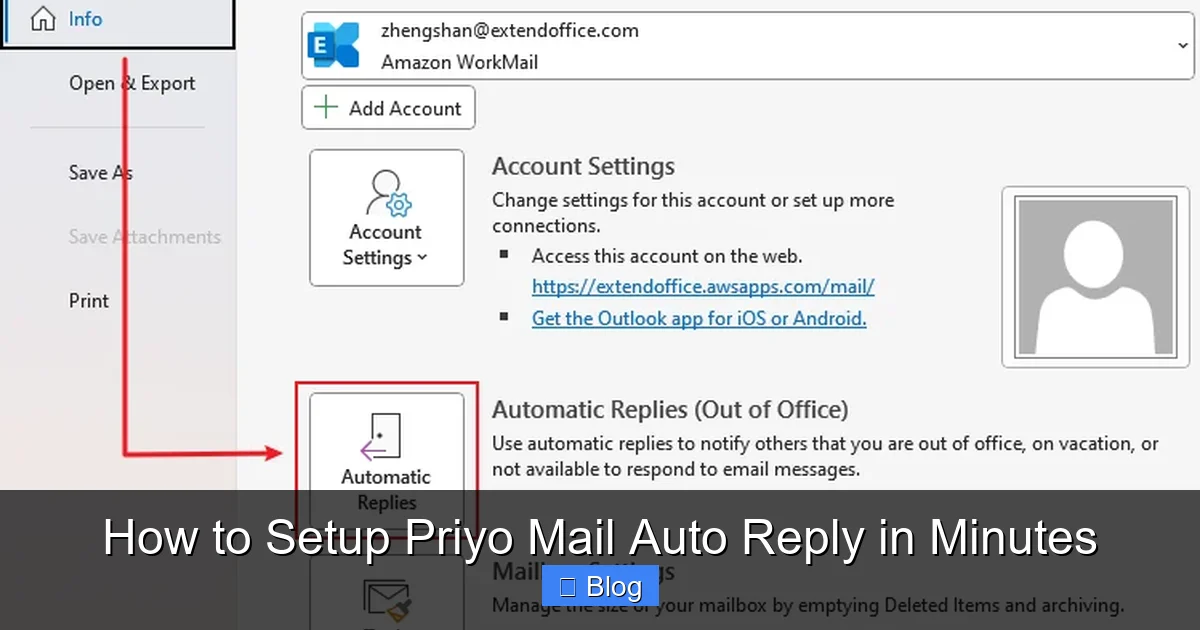 How to Setup Priyo Mail Auto Reply in Minutes
