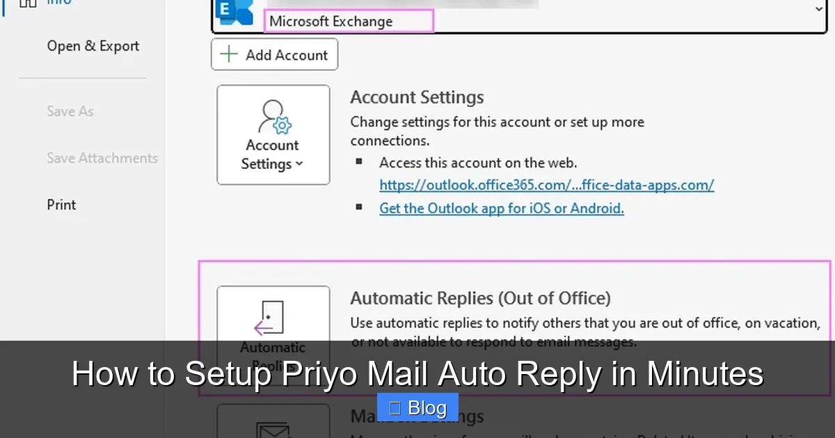 How to Setup Priyo Mail Auto Reply in Minutes