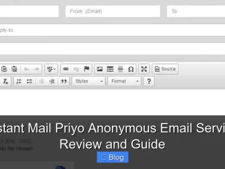 Instant Mail Priyo Anonymous Email Service Review and Guide
