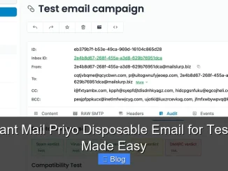 Instant Mail Priyo Disposable Email for Testing Made Easy