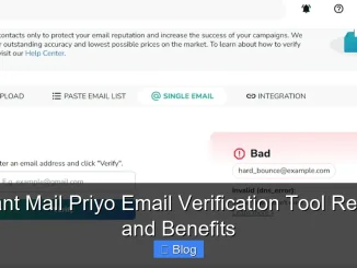 Instant Mail Priyo Email Verification Tool Review and Benefits