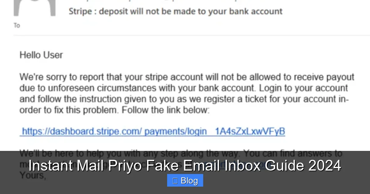 Instant Mail Priyo Fake Email Inbox Guide 2024