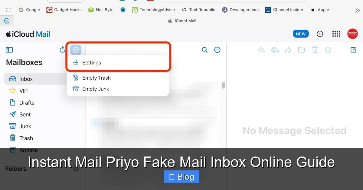 Instant Mail Priyo Fake Mail Inbox Online Guide