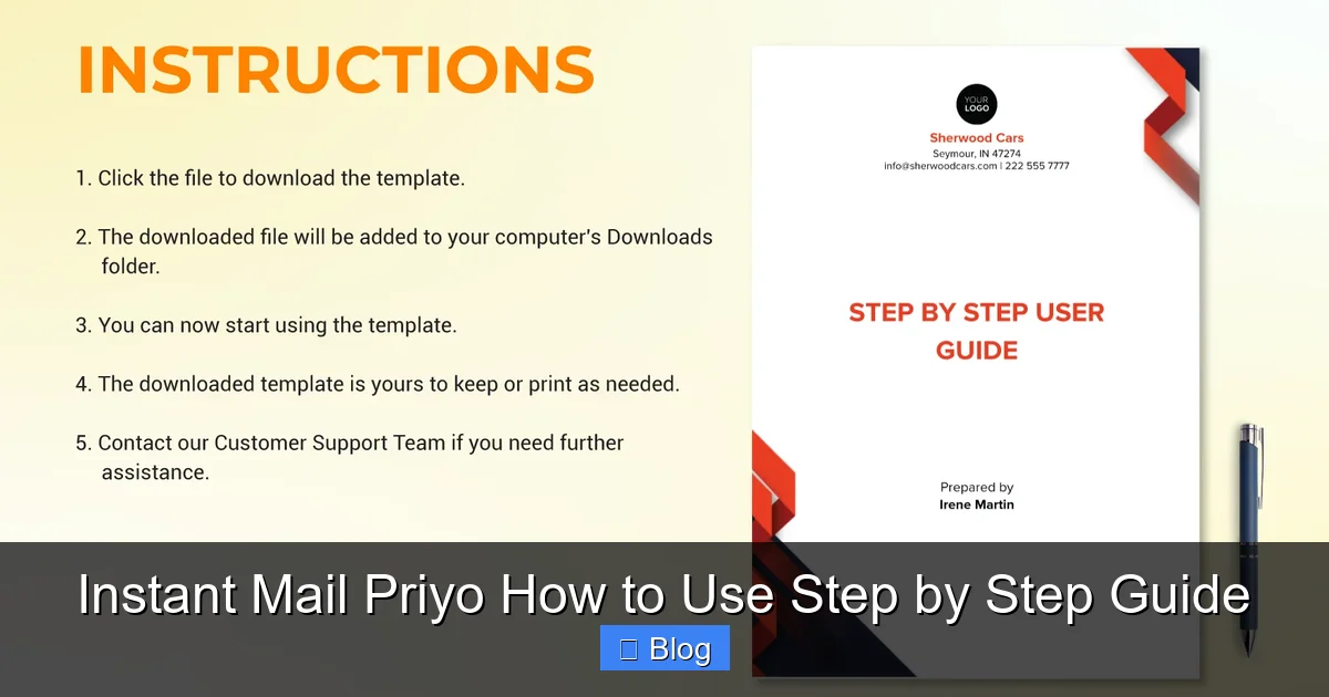 Instant Mail Priyo How to Use Step by Step Guide