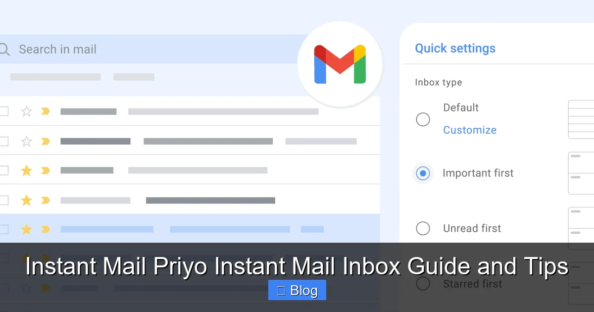 Instant Mail Priyo Instant Mail Inbox Guide and Tips