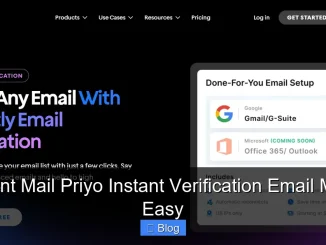 Instant Mail Priyo Instant Verification Email Made Easy