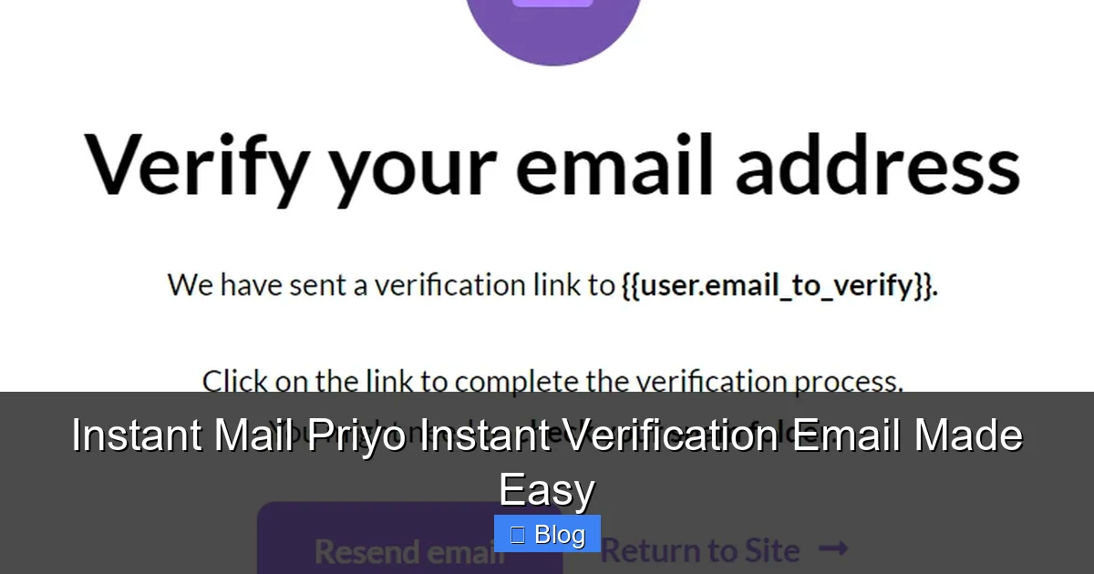 Instant Mail Priyo Instant Verification Email Made Easy