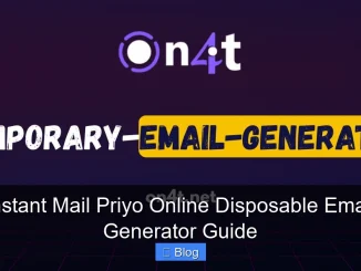 Instant Mail Priyo Online Disposable Email Generator Guide