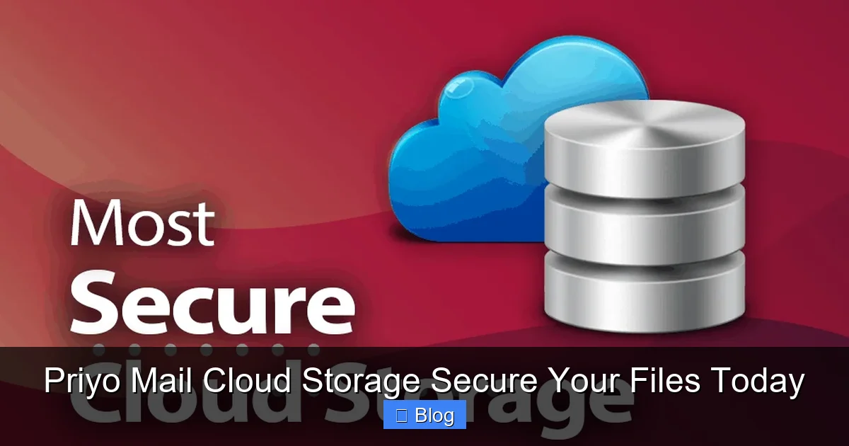 Priyo Mail Cloud Storage Secure Your Files Today