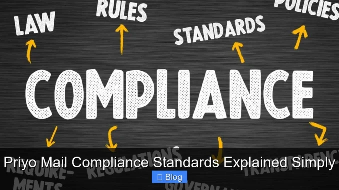 Priyo Mail Compliance Standards Explained Simply