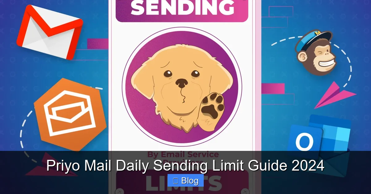 Priyo Mail Daily Sending Limit Guide 2024